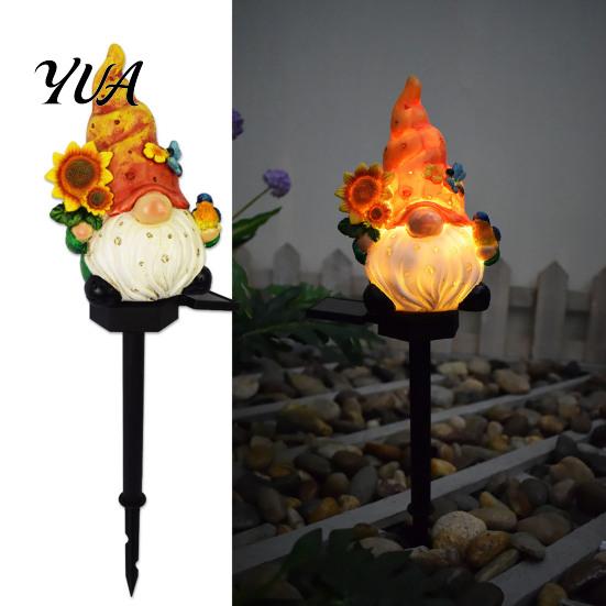 Waterproof Landscape Lighting Solar Garden Stake Light, Christmas Outdoor LED Lamp with Warm Powered Decor Glow, Decorative for Lawn Patio