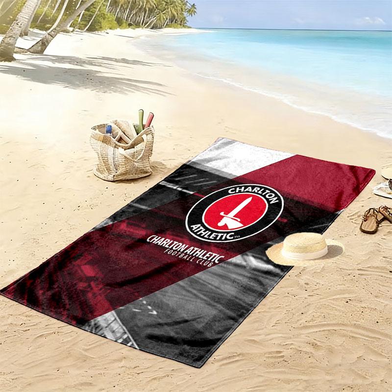 CAFC poster Beach Towel, Large Soft Quick Dry Towel for Beach Camping Swimming