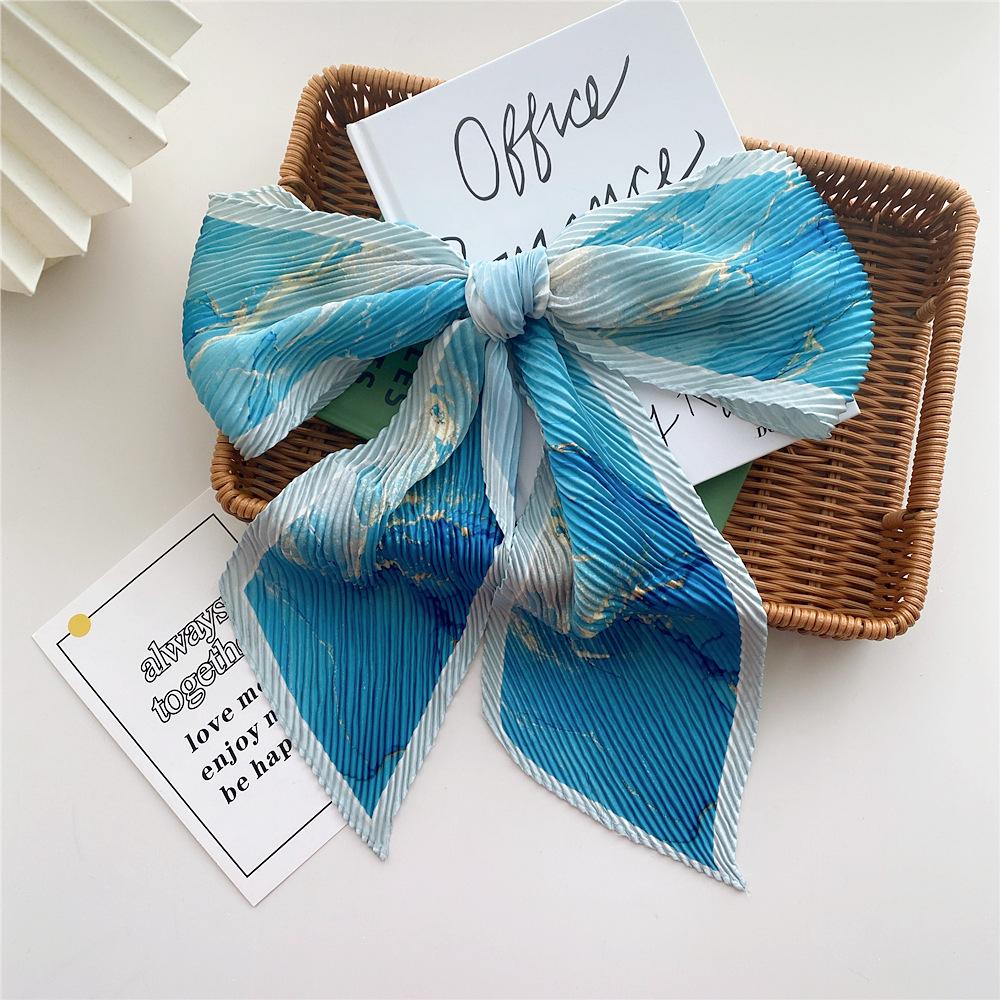 New Scarves Silk Scarves Women'S Spring And Autumn Season Long Decorative Professional Scarves Summer Thin Styles Paired With Shirts Stylish