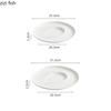 Creative Irregular Ceramic Dinner Plate Restaurant Dessert Plate Snack Plate Sushi Plates Pasta Plates Specialty Tableware