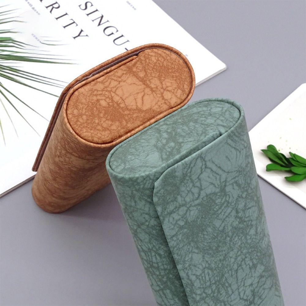 Protective Case Glasses Box PU Leather Eyewear Case Portable Glasses Case Men