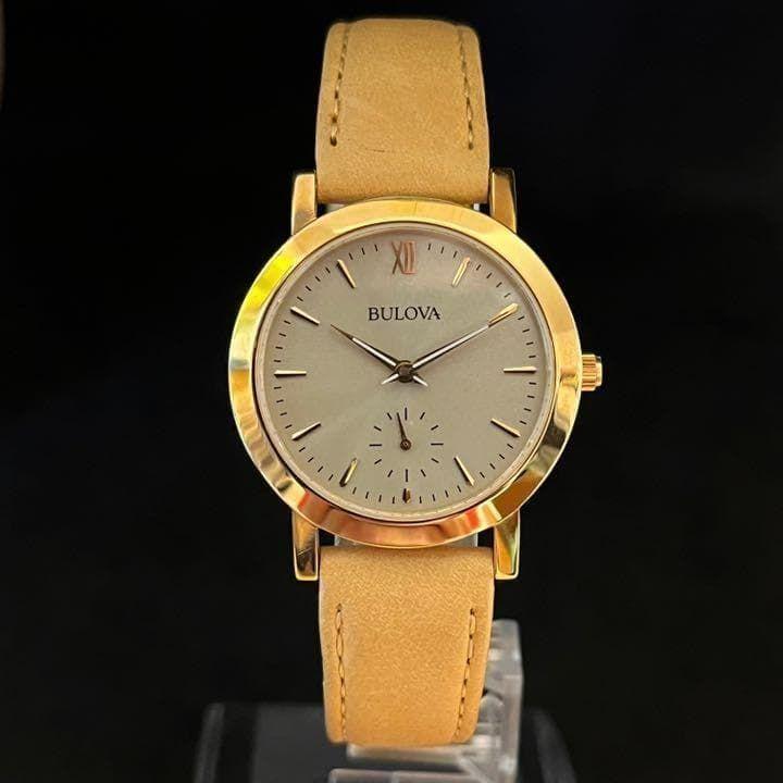 Б/у [BULOVA] Булова/Женские Часы/Стильные/Цвет Розового Золота