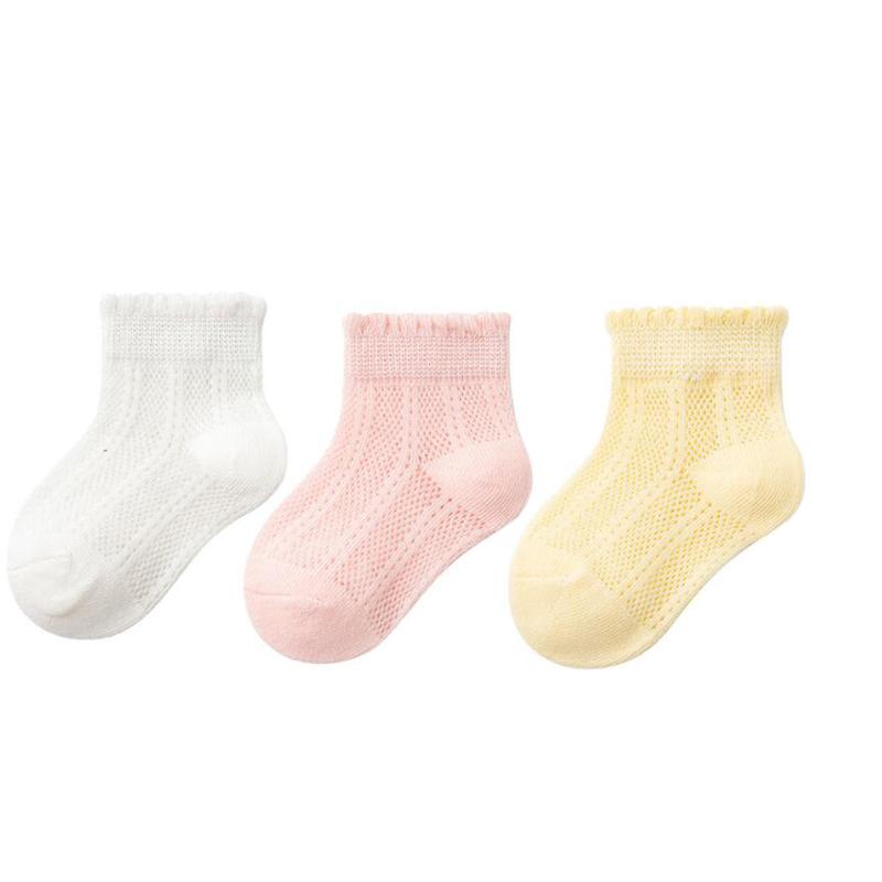 3 пары/лот новые летние тонкие носки для мальчиков и девочек