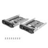 2Pcs Hard Drive Bay for Dell 3.5‑Inch SAS Server R510R710 R530 R720XD R730XD Holder