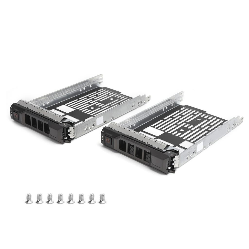 2Pcs Hard Drive Bay for Dell 3.5‑Inch SAS Server R510R710 R530 R720XD R730XD Holder