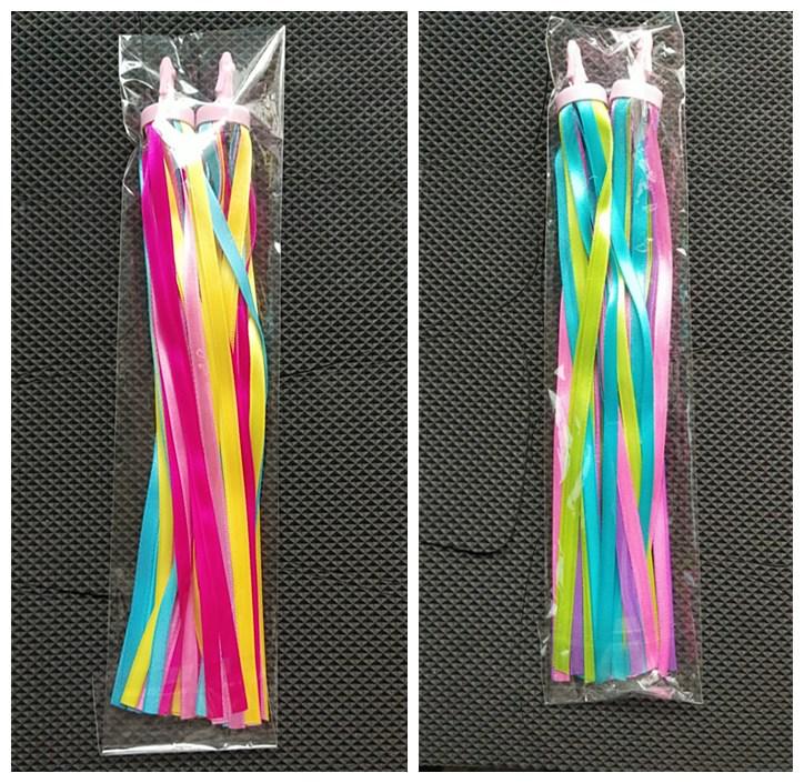 Уличные детские стримеры для беговела - 32 кисточки для рулей велосипеда и самоката