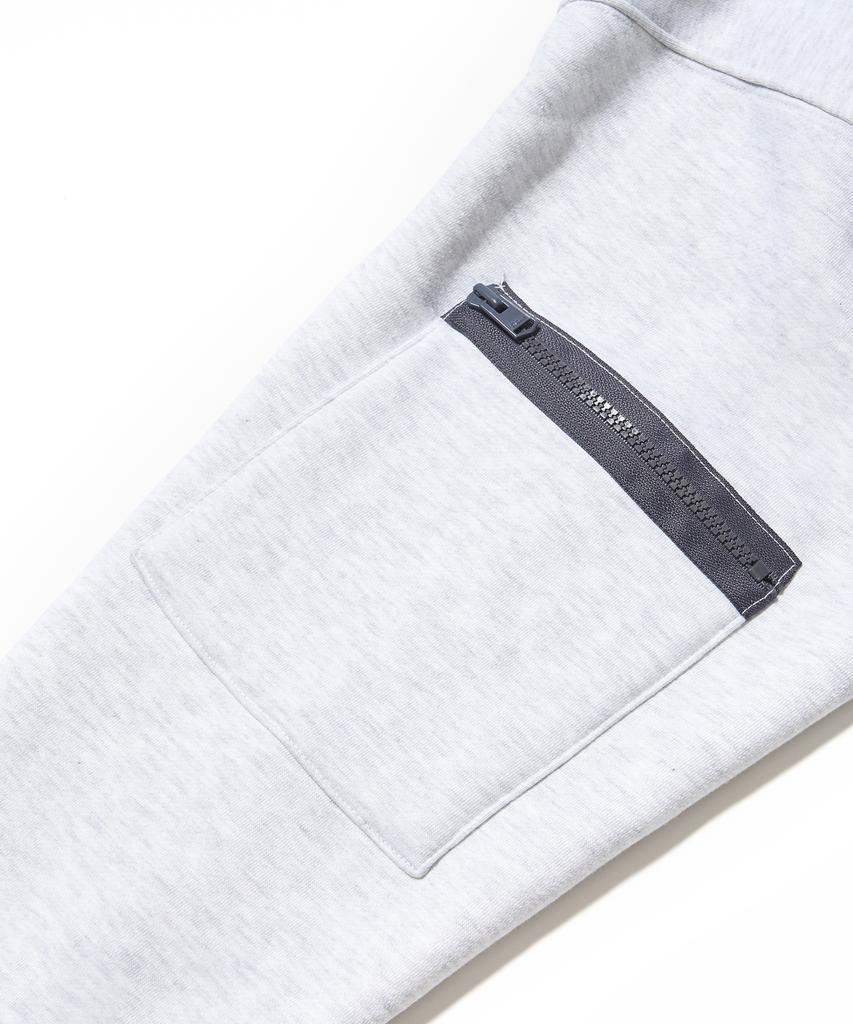 Худи на молнии Stigma Oversized Белый меланж