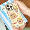Чехол-зеркало Zhitai для iPhone 15 Pro Max/14 Pro/13/12, Креативный дизайн 3-в-1