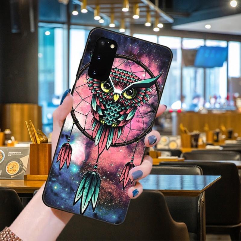 Чехол для телефона «Ловец снов» «Ловец снов» для Samsung Galaxy S6 S7 S8 S9 S10 S21 S22 Plus, ультрамягкий черный чехол для телефона