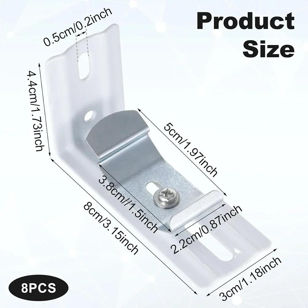 4 шт. вертикальные жалюзи L-образный кронштейн жалюзи кронштейн для штор клипсы ставни боковой верхний кронштейн фурнитура для оформления окон