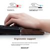 Black Walnut 87-Key Keyboard Handrest, Wrist Rest Solid Wood Handrest, Wooden Mouse Wrist Pad, Mouse Pad Wrist Rest Keyboard Support 9716