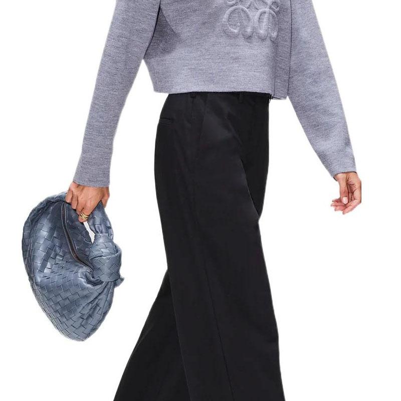 LOEWE FW22 Casual Pants Women's Black S540Y04XBM-1100