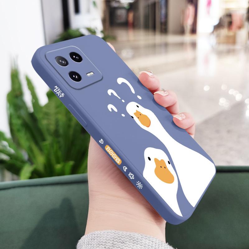 Чехол для телефона «Пораженный утенок» для Xiaomi Mi 14T 14 13 13T 12 12X 12T 12S 11 11T Ultra 10 10T 9 9T 9SE 8 Pro Lite Жидкий силиконовый чехол