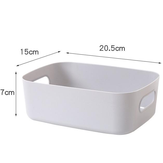 Storage Box Desktop Plastic Box Cosmetic Organizer Box Kitchen Storage Box Snack Storage Basket