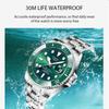 LIGE Fashion Men Watch Top Brand Luxury Stainless Steel Watches Waterproof Luminous Quartz Wristwatch