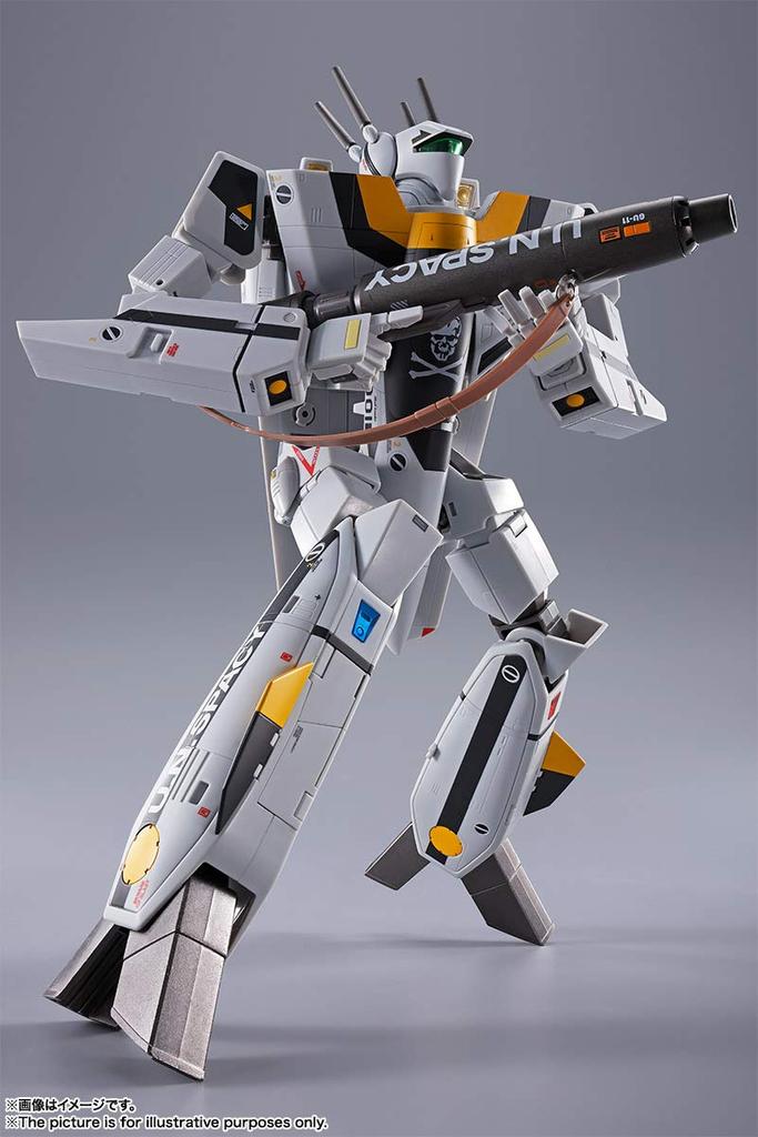 TAMASHII NATIONS DX Chogokin Super Dimension Fortress Macross First Limited Edition Valkyrie Roy Focker Special 300mm Painted Movable Figure VF-1S