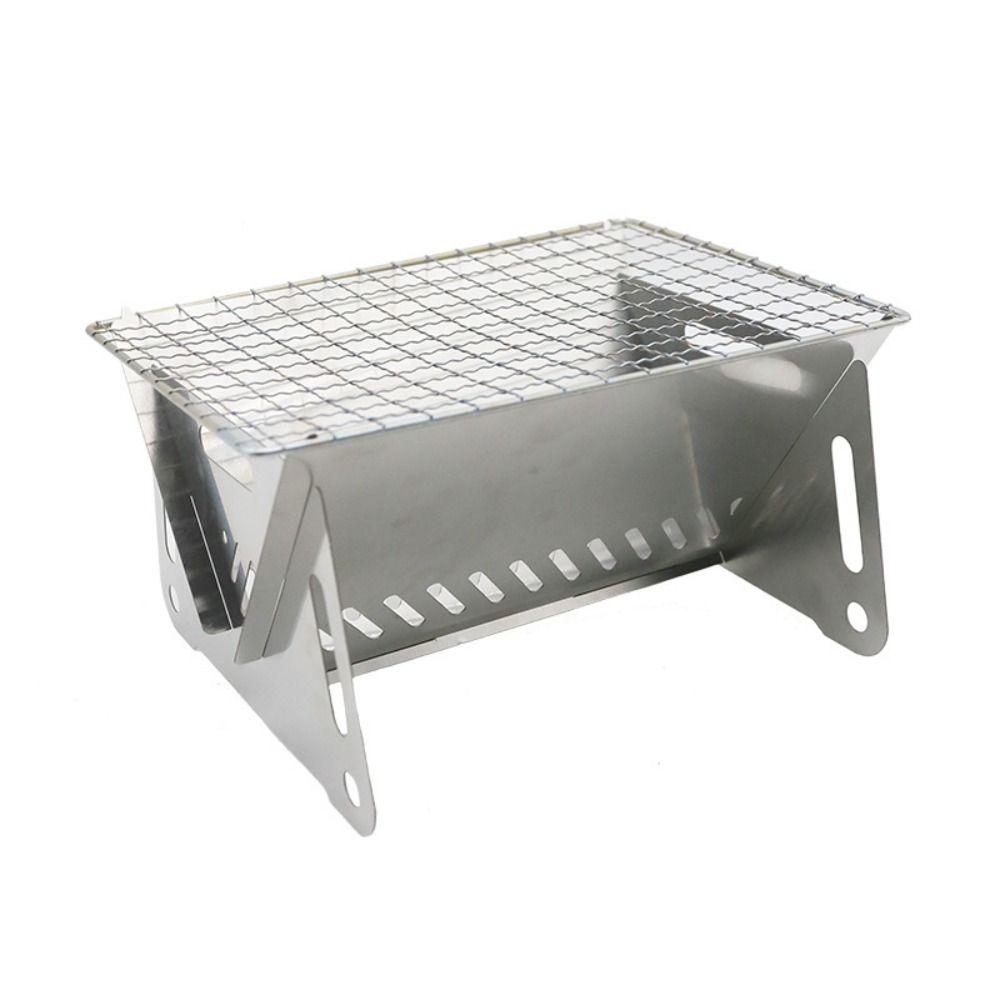Stainless Steel Folding Barbecue Grill Detachable Barbecue Stove BBQ Tools BBQ Grill Rack  Picnic