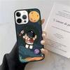 Милый мультяшный чехол-обложка Астронавт для телефона iPhone 17 Air 15 13 Pro Max 16 14 Plus 11 12 Apple max