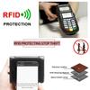 Классический стиль кошелек из натуральной кожи Rfid кошельки для мужчин тонкий короткий многофункциональный тройной держатель для карт мужской кошелек зажим для денег