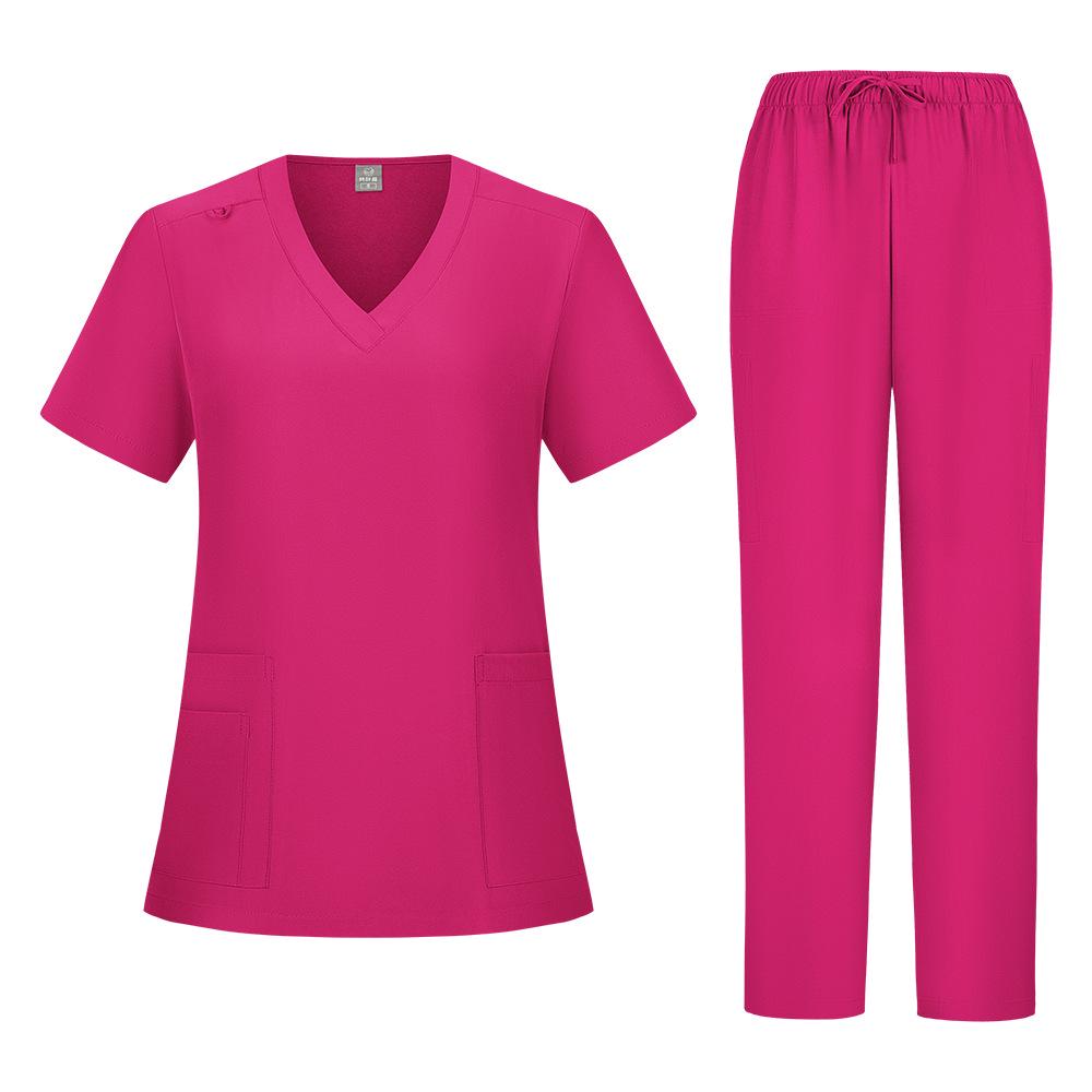 Autumn Unisex Spa & Salon Scrub Suit - Sweat-Absorbing, Heat-Dissipating Clinic Uniform