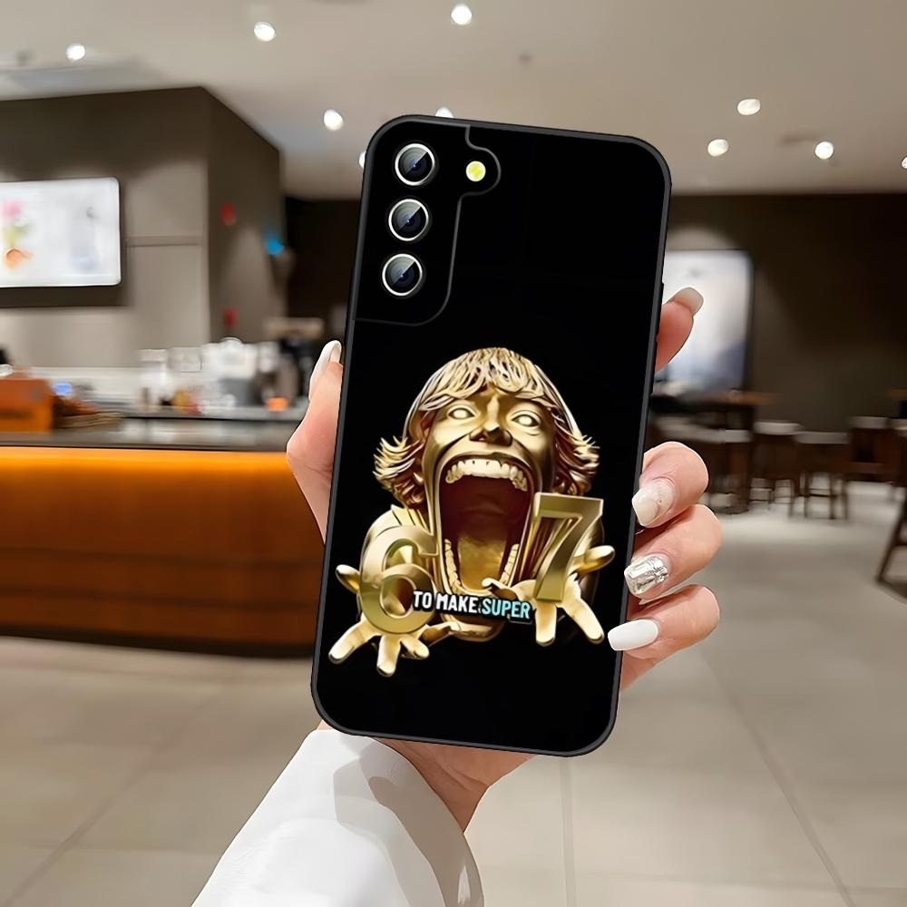 67 Six Seven Phone Case For S25 Samsung S26 S24 Ultra S22 S23 S20 Fe S21 Plus A54 A34 A16 A53 Back Cover