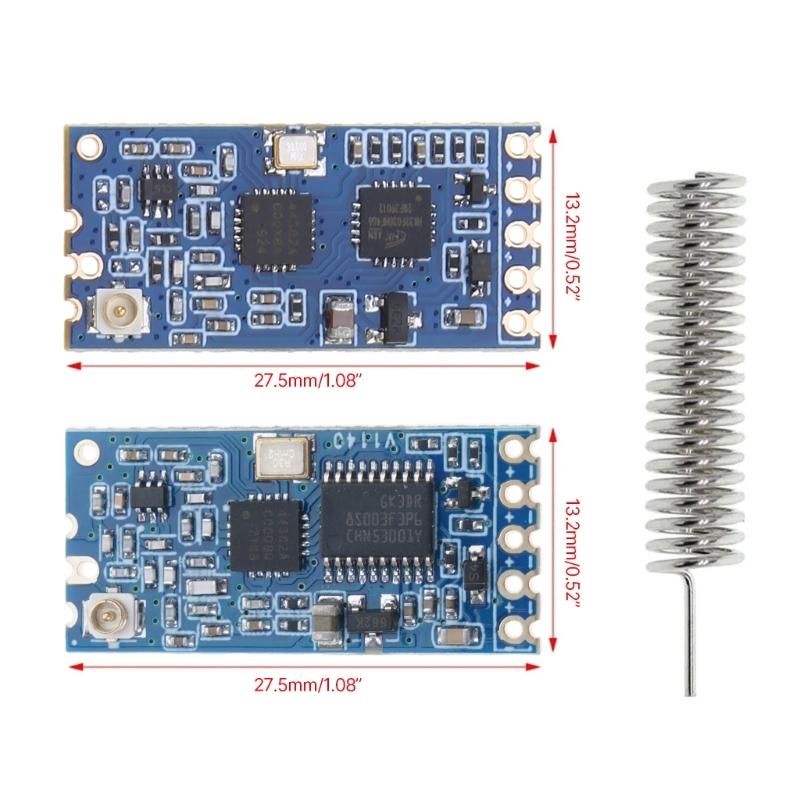 HC-12 SI4438/HC-12 SI4463 Беспроводной модуль UART-интерфейсы Дальняя связь 433 МГц Беспроводной последовательный порт Модуль