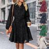 Temperament and Elegance Outer Wear Spring and Autumn Multi-color Fashion Long Sleeve Women's Dresses