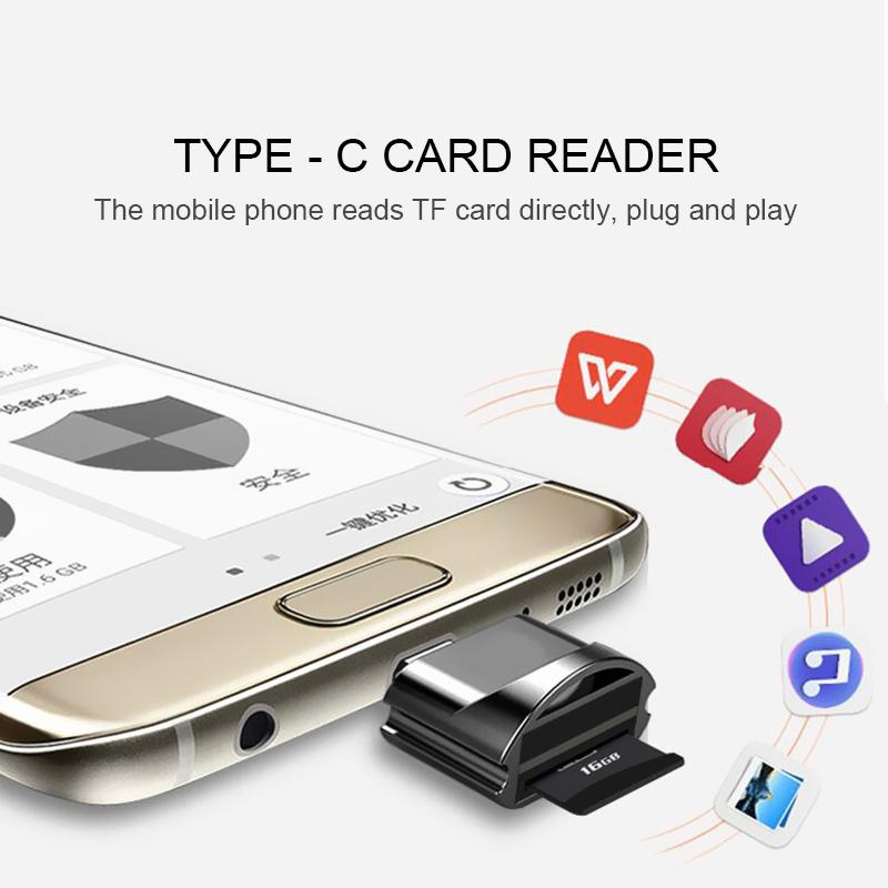 Новый Micro SD to Type C Card Reader OTG USB Type-C адаптер для телефона Внешняя память TF SD Card адаптер для ноутбука Samsung Xiaomi