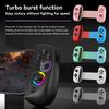 Беспроводной игровой контроллер для Android для iOS RGB-подсветка 6-осевой гироскоп Вибрация Растягиваемый Геймпад для планшетного ПК Bluetooth-совместимый Игровой джойстик