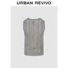 UR Women's Hollow Texture Short Sleeveless Knit Top
