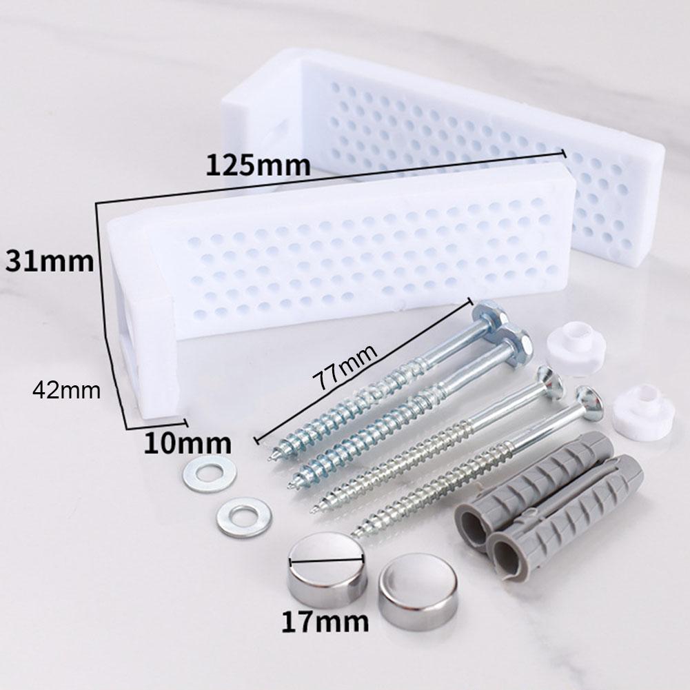Toilet Bidet Anchor For 2 X L-shaped Toilet Foot Mounting Screws Prevents Movement Toilet For Bidets And Half Pedestal Basins