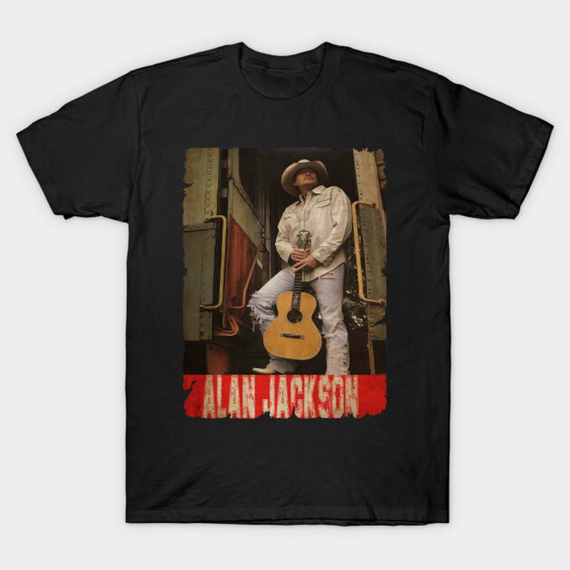 Alan Jackson RETRO STYLE T Shirt All Sizes S to 5 XL T01