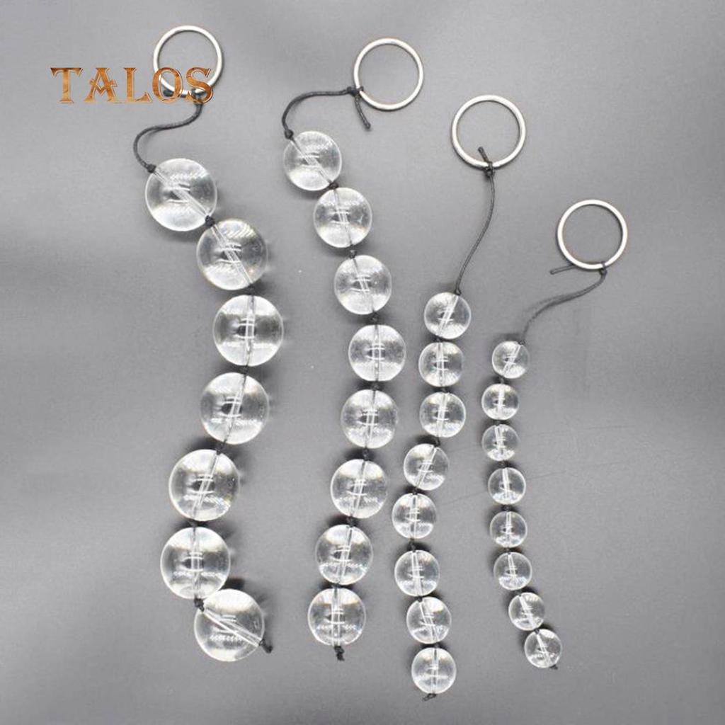Adult Unisex Anal Beads Butt Plug G-spot Masturbation Sex Toys with Pull Ring