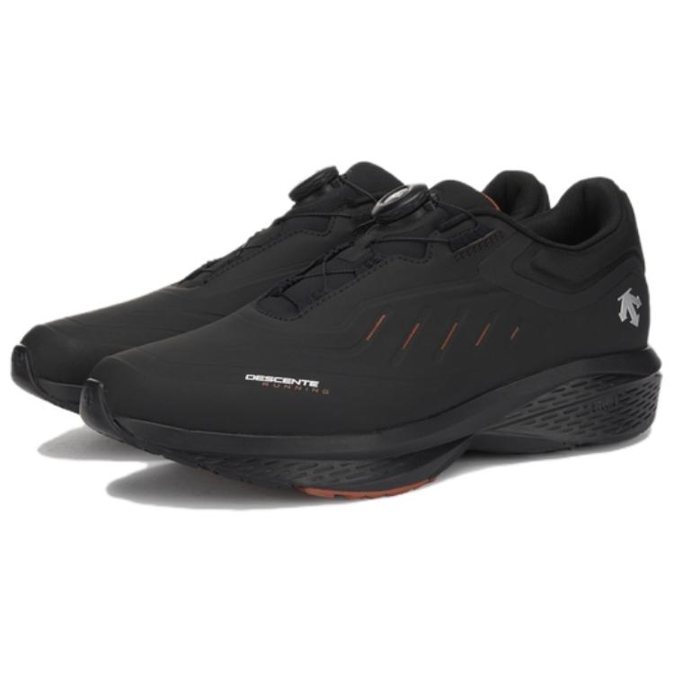DESCENTE Dfluid Дышащие Низкие Беговые Кроссовки Мужские кроссовки Черные D4431RRN36-BK