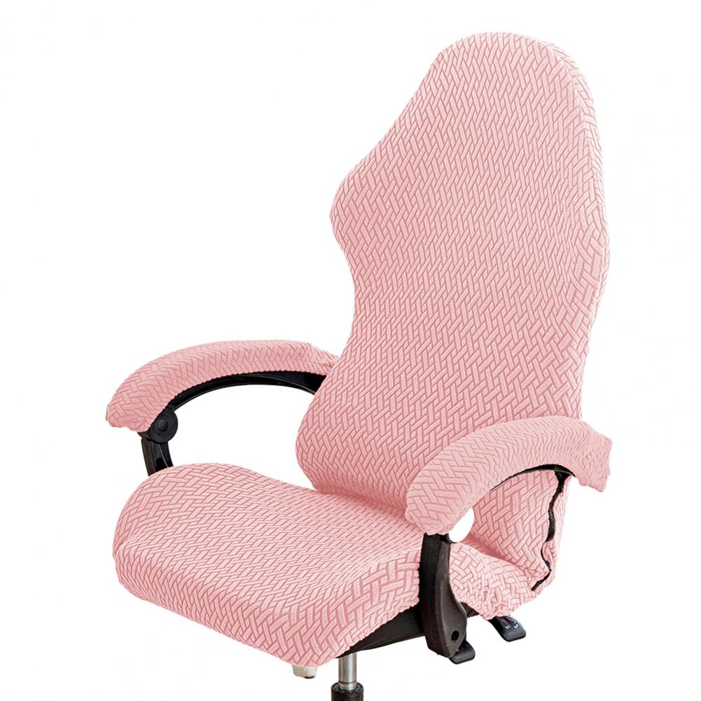 Zipper Chair Cover Durable Gaming Chair Cover Elastic Protection for Armchair Wear-resistant Slipcover with Zipper for Office