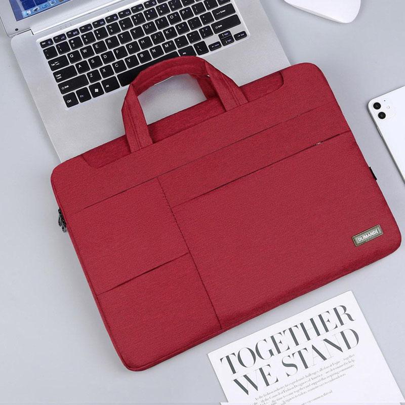 Мужской холщовый портфель для ноутбука 15,6" и сумка-мессенджер