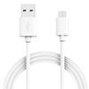 Micro USB Charger Cable - White - 2M - Compatible Samsung and Huawei - Ideal for Android