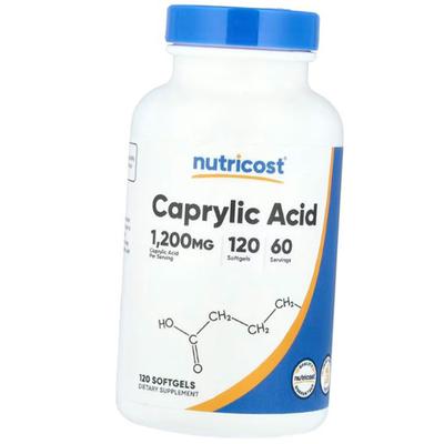 Каприловая кислота капсулы, Caprylic Acid 1200, 120гелкапс (69647012)