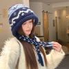 Women S Fair Isle Knit Hat Thick Warm Ear Protection Beanie Casual Fit