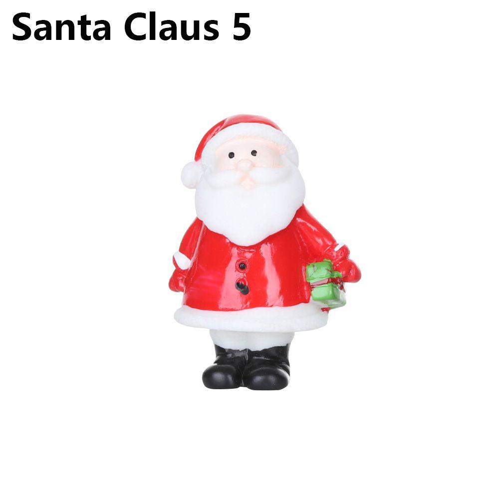 Garden Bonsai Decor Home Decorations Christmas Figurines Xmas Tree Miniature Snowman Santa Claus