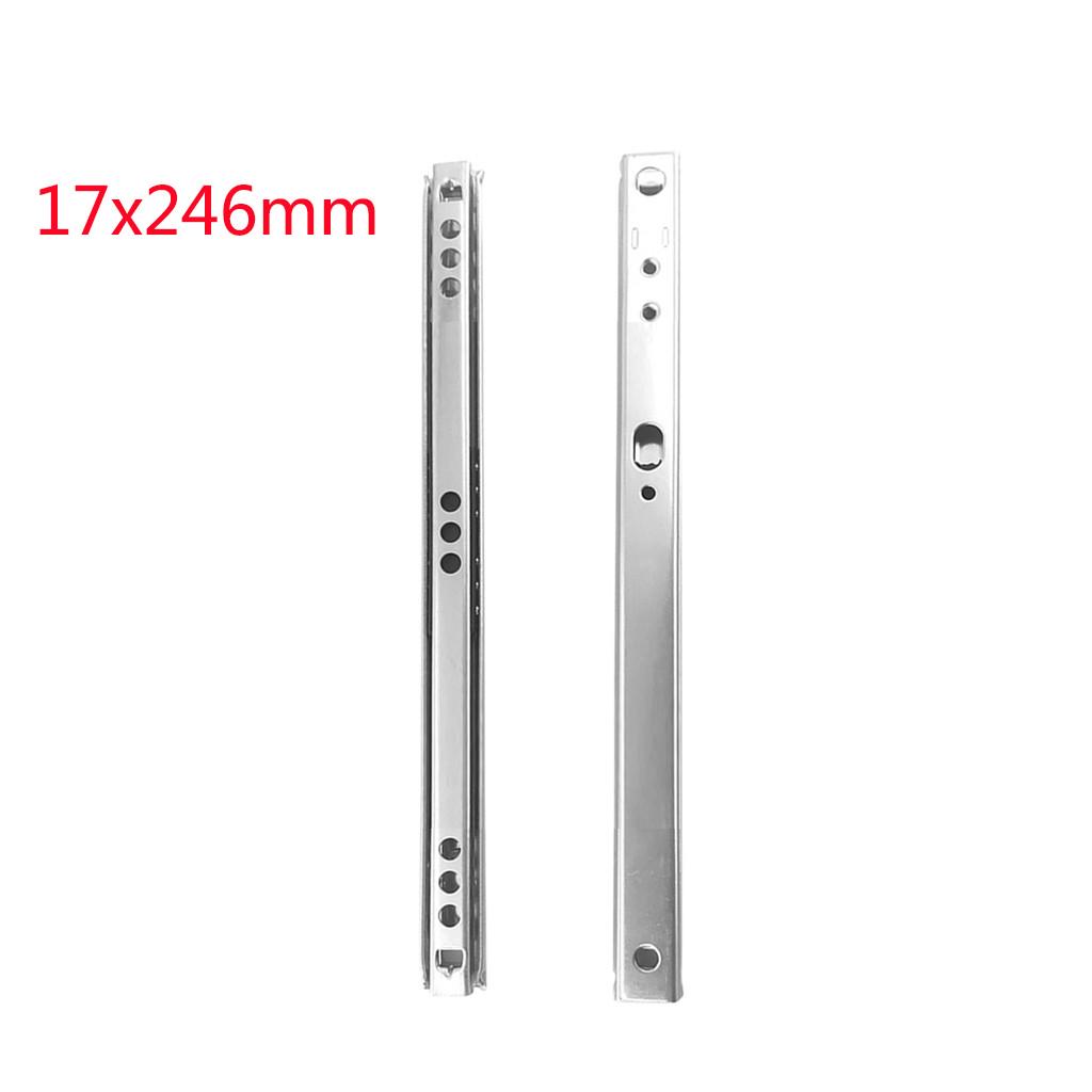 New Drawer Runners Ball Bearing 17mm All Sizes