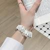 Эластичный браслет-скранчл для Apple Watch Series 11 46 мм Ремешок Женский в горошек Пряжа-стиль Милый Скранчл для iWatch 10/8/7 38/41 мм 42 мм 44 мм 45 мм