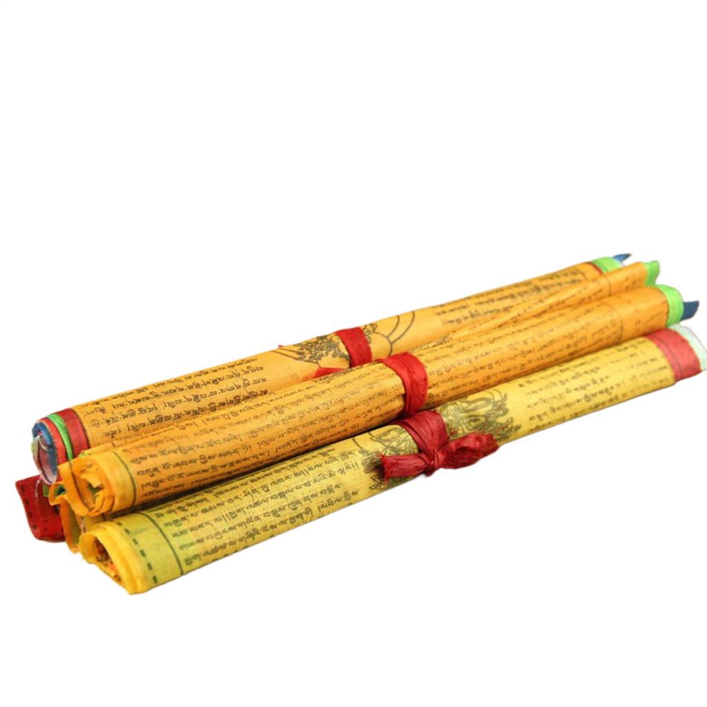 Тибетские молитвенные флажки 20 штук Буддийский баннер 10x6 дюймов Священное искусство Тибетские молитвенные флажки для мира Медитация Стена Двор