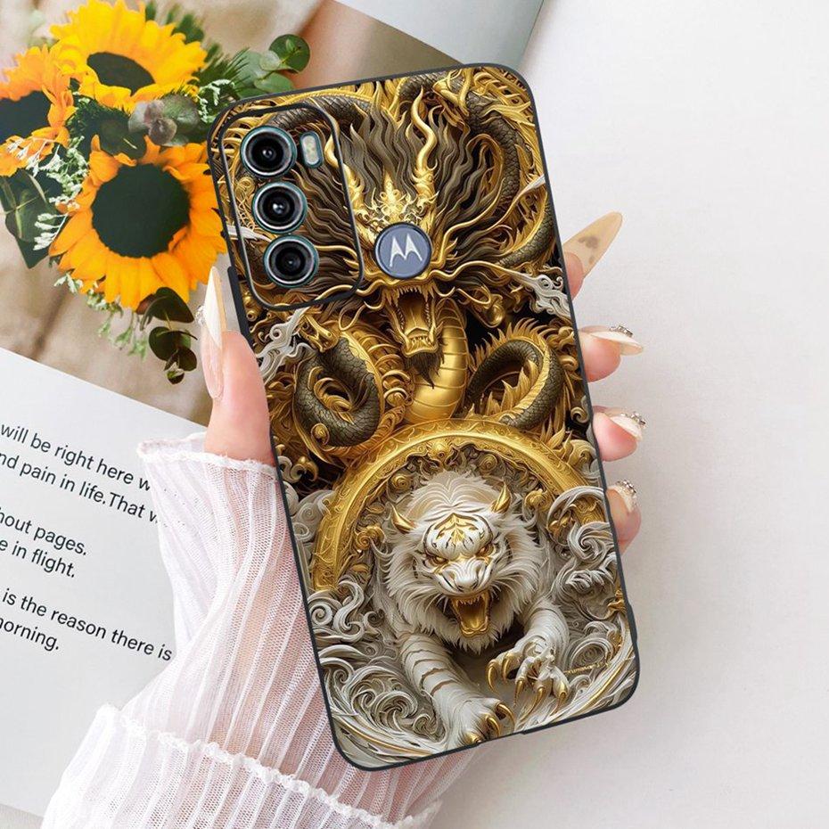 Fashion Cool Case For Motorola Moto G60 G40 Fusion Soft Black Silicone TPU Back Cover For MOTO G60 G40Fusion Phone Cases