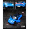 1/36 Porsche Taycan Turbo S Cross Turismo Модель спортивного автомобиля из сплава Литой металл Гоночный автомобиль Модель транспортного средства Звук Свет Детская игрушка Подарок