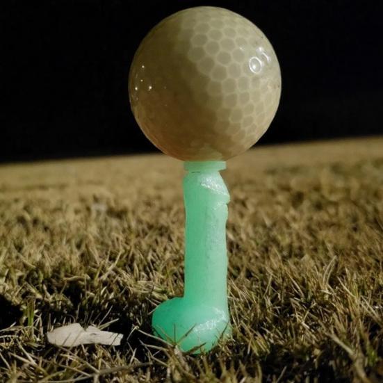1/2 шт. Светящаяся гольф-тишка Светится в темноте Пластиковый держатель для мячей для гольфа Вспомогательное средство для тренировки в гольфе Тренировочное поле В помещении на открытом воздухе Гольф-тишка Аксессуары для гольфа