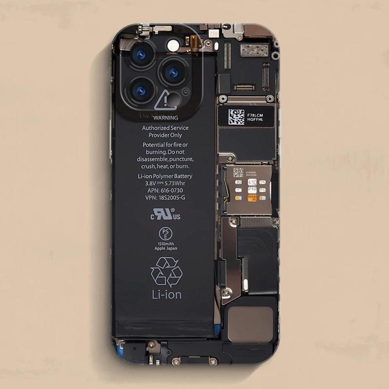 Чехол для телефона с рисунком печатной платы для Apple iPhone 15 Pro Max 13 14 Plus 12 11 Pro MAX
