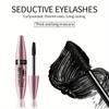 Черная водостойкая подкручивающая тушь для ресниц Intense Wear, не размазывается, устойчива к поту, придает объем и удлиняет ресницы, создавая яркий и выразительный макияж на весь день