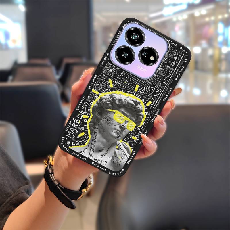 Грязеотталкивающая крышка Чехол для телефона для ZTE Blade V60 Design/Axon 60 Lite Мультяшный защитный Водонепроницаемый Милый Мягкий чехол ТПУ