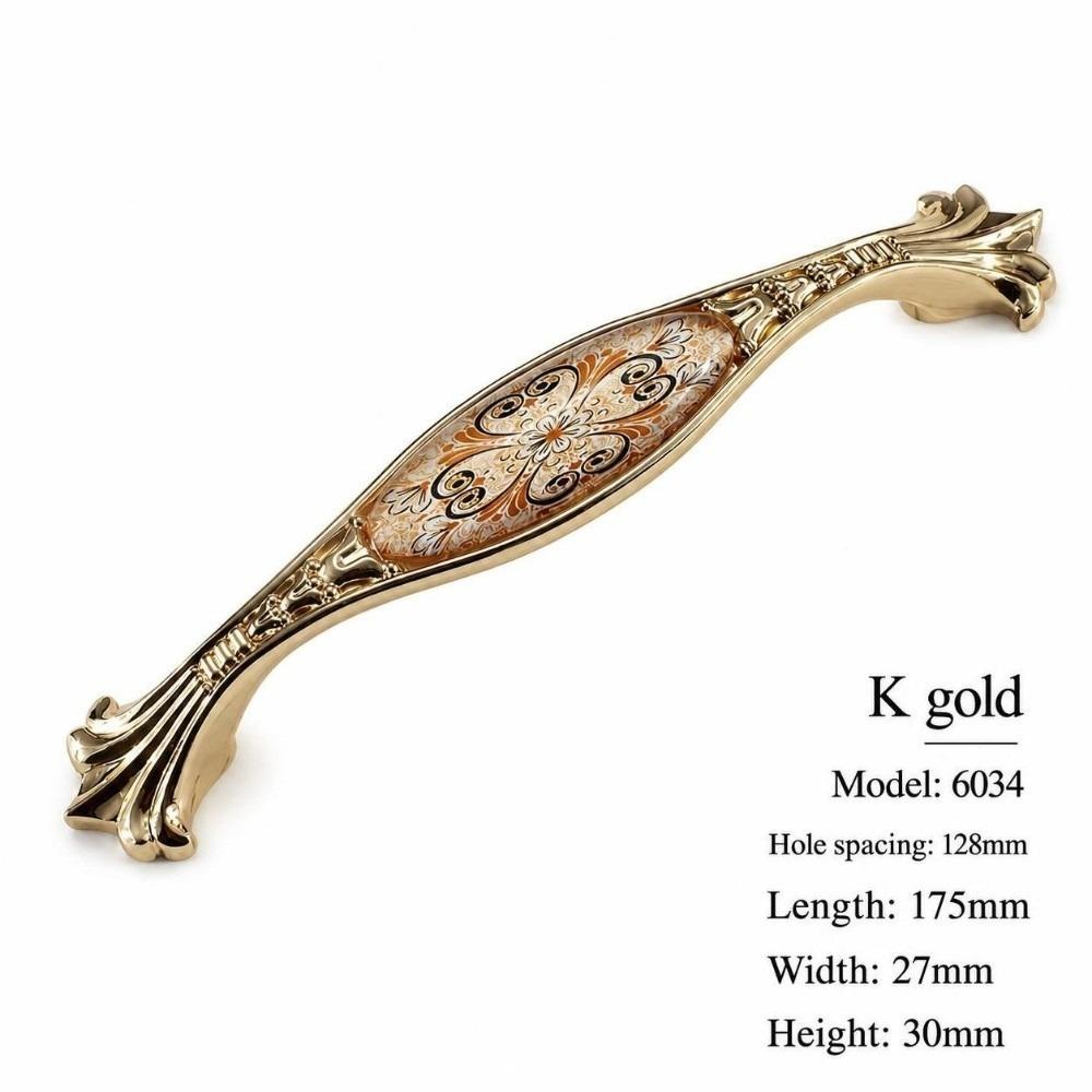 96mm128mm192mm Decorative Drawer Handles Exquisite Vintage Cabinet Knobs  Wardrobe